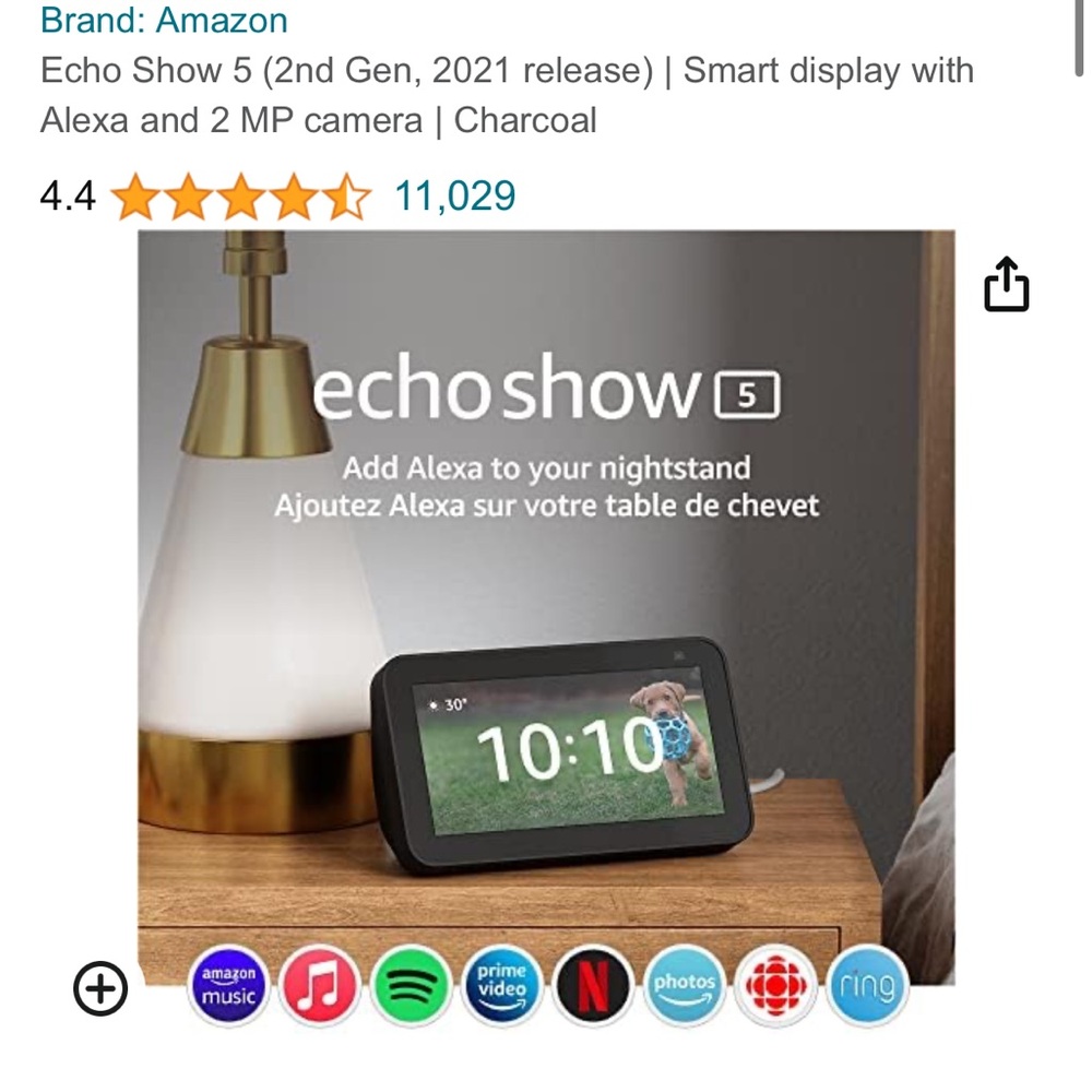 Echo Show 5 (2nd generation 2021)
